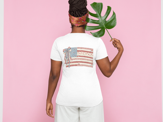 Coquette American Flag