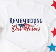 Remembering Our Heroes Cotton T-Shirt