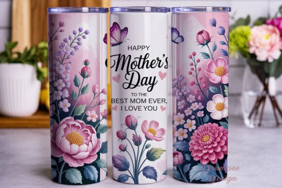 Floral Mothers Day Tumbler