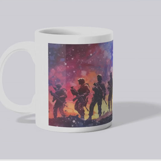 Soldier Silhouette Mug